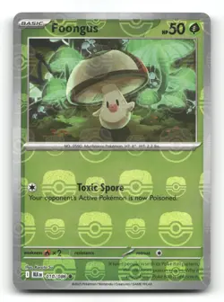 Foongus (Master Ball Pattern) 010/086- SV: Black Bolt - Pokemon Card NM/M - Image 1