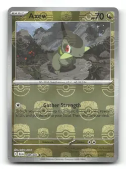 Axew (Master Ball Pattern) 068/086- SV: Black Bolt - Pokemon Card NM/M - Image 1
