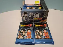 Dragon Ball Z Collectible Card Game Salyan Saga Bustine Carte Sigillate Vintage - Image 1