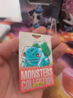 Pokemon Karte Card carddass Monsters collection Red 1996 japanese Bulbasaur LP - Image 2