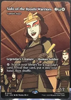 Suki of the Kyoshi Warriors #47 Avatar: The Last Airbender Borderless Reg. Myth - Image 1