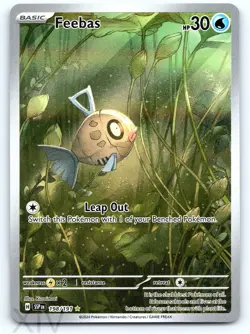 Feebas 198/191 Pokemon Surging Sparks Illustration Rare - Image 1