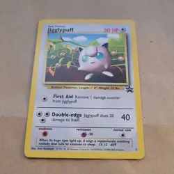 VINTAGE POKEMON BLACK STAR PROMO CARD - #7 JIGGLYPUFF WOTC RARE NM - Image 1