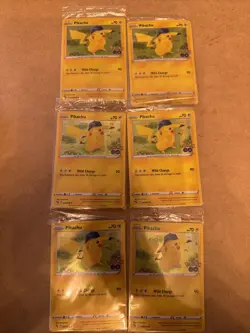 Pokemon Pikachu #028/078 English Pokemon GO Holo Sealed Promo Stamped - Image 1