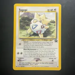 Pokemon Vintage WoTC Black Star Promo Togepi #30 Wizards Of The Coast 2001 - Image 1