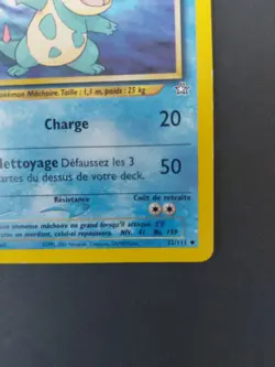 "Crocrodil 31/111 Neo Genesis FR Wizards Pokemon carte vintage Set De Base - Image 3