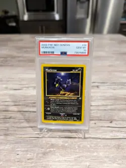 2000 Pokemon Neo Genesis #24 Murkrow PSA 10 Card GEM MINT! Trusted Seller! Rare! - Image 1