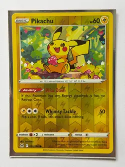Pikachu 052/196 - Lost Origin - Reverse Holo - Pokemon TCG - English - Image 1