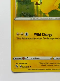 Pokemon TCG - Sword & Shield - Pokemon Go - Pikachu 028/078 - Holo - English - Image 5