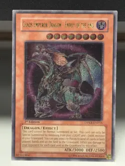 Chaos Emperor Dragon - Envoy of the End (UTR) DPKB-EN016 Ultimate 1st Edition #1 - Image 1