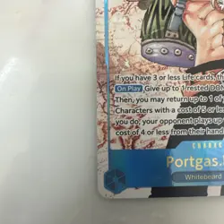 NM Portgas.D.Ace OP13-119 Alternate Art One Piece Card Game English - Image 4