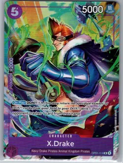 X.Drake (Premium Card Collection -Best Selection Vol. 2-) OP01-114 - NM - Image 1