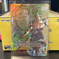 Bandai Dragon Ball Super Card Game Broly Battle OP15-EB04 Holo English - Image 1