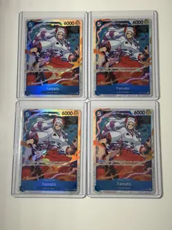 Yamato OP13-054 Carrying On His Will 4 Foil Card Play Set Lot One Piece - Image 1