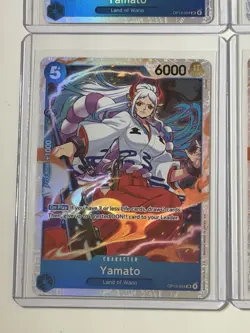 Yamato OP13-054 Carrying On His Will 4 Foil Card Play Set Lot One Piece - Image 4