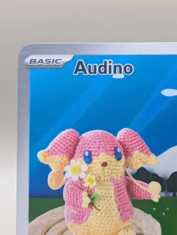 Pokemon TCG Audino 2025 Holo Illustration Rare Card 151/086 - Image 2