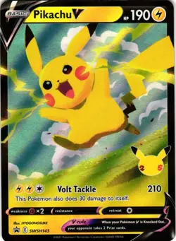 SWSH: Sword & Shield Promo Cards #SWSH143 Pikachu V - Image 1