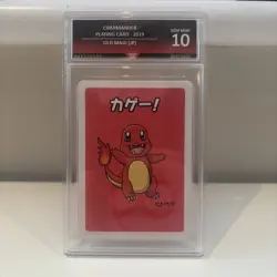 PSA 10 Charmander 2019 Old Maid (JP) – Gem Mint – Pokemon Playing Card - Image 1