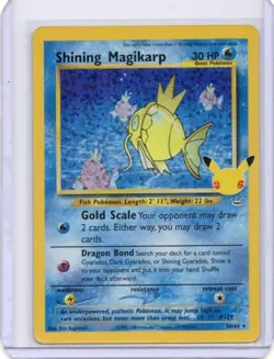 Shining Magikarp 66/64 Celebrations Classic Collection Holo Pokemon TCG Card NM - Image 1