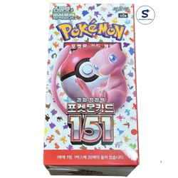 Pokemon Card 151 Scarlet & Violet SV2A NEW SEALED Korean Booster Box (x20 Packs) - Image 1
