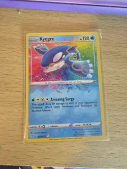 Shining Fates KYOGRE 021/072 Shiny Holo Amazing Rare NEW Pokemon Card - Image 1