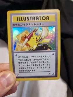 1996 Pokemon Jap Illustrator Holo Card Promo Pikachu Charmander Japanese - Image 1