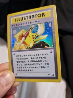 1996 Pokemon Jap Illustrator Holo Card Promo Pikachu Charmander Japanese - Image 2