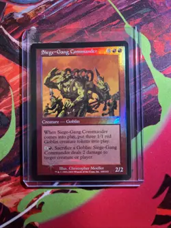 Siege-Gang Commander Scourge Foil MTG Magic The Gathering LP - Image 1