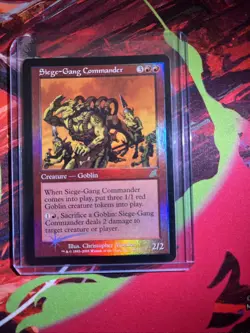 Siege-Gang Commander Scourge Foil MTG Magic The Gathering LP - Image 2