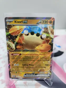 Pokemon TCG - Klawf ex 120/197 - SV03: Obsidian Flames - Double Rare - NM/M - Image 1