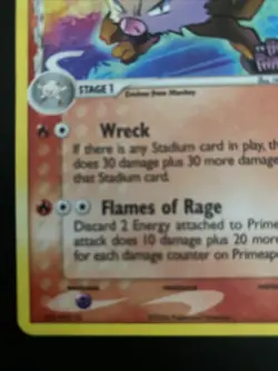 Primeape (Delta Species) Reverse Holo Stamped (2006) EX Holon Phantoms Pokemon - Image 5