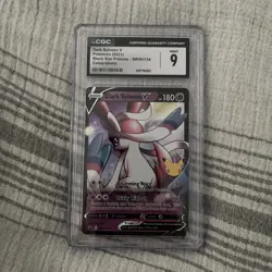Pokemon TCG Dark Sylveon V Promo SWSH134 CGC Mint 9 - Image 1