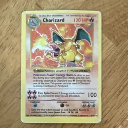 Wizards of the Coast Base Set Shadowless Charizard 4/102 Holo Rare ENG - Image 1