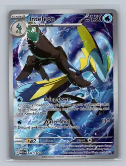 Inteleon 142/132 Illustration Rare Mega Evolution Pokemon NM - Image 1