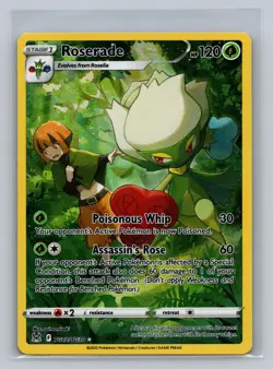 Roserade TG02/TG30 Holo Lost Origin Trainer Gallery Pokemon NM - Image 1