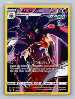 Malamar TG06/TG30 Holo Silver Tempest Trainer Gallery Pokemon NM - Image 1