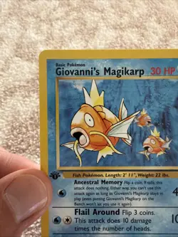 GIOVANNI'S MAGIKARP 73/132 COMMON GYM CHALLENGE POKEMON 1ST EDITION NM - Image 2