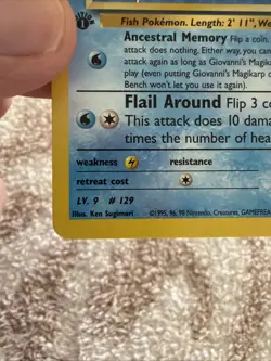 GIOVANNI'S MAGIKARP 73/132 COMMON GYM CHALLENGE POKEMON 1ST EDITION NM - Image 5