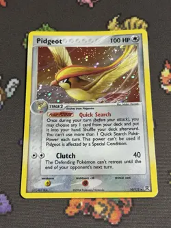Pidgeot 10/112 FireRed & LeafGreen Holo Rare Pokemon - Image 1