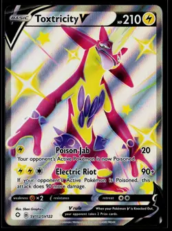 Pokemon Shining Fates: Shiny Vault #SV112/SV122 Toxtricity V - Image 1