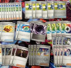 Pokemon TCG Playable Trainer Lot of 65 - Lillie's Determination Hilda Pokepad + - Image 3
