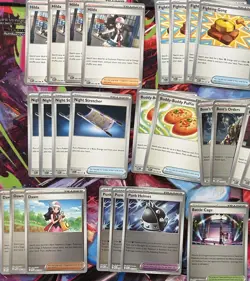 Pokemon TCG Playable Trainer Lot of 65 - Lillie's Determination Hilda Pokepad + - Image 5