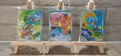 Pokemon TCG First Partner Illustration Collection Bulbasaur Charmander Squirtle - Image 1
