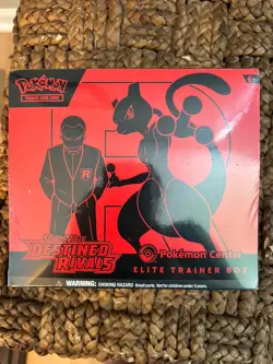 Pokemon TCG Destined Rivals Pokemon Center Elite Trainer Box ETB - Sealed - Image 1