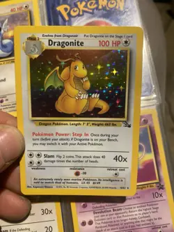 Pokemon TCG Dragonite 4/62 Holo Fossil Set 1999 Wizards of the Coast English - Image 1