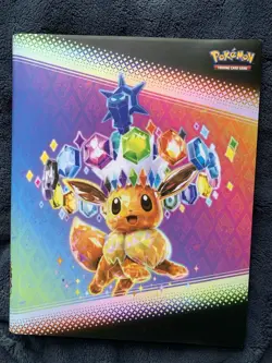 Auction #2 New Eevee Prismatic Evolutions Pokemon Binder (One Unit) - Image 1