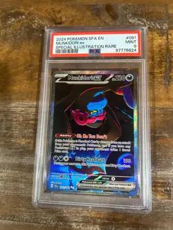 POKEMON 2024 Shrouded Fable Spec Illust Rare MUNKIDORI Ex #091 PSA 9 Mint - Image 1