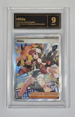 Pokemon Slab: Hilda - 171/086 - WHT - Graded TCG Mint 9 - Image 1