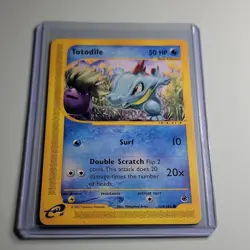 Pokemon Totodile 134/165 Expedition Base Set Common Regular 50 HP English - Image 1