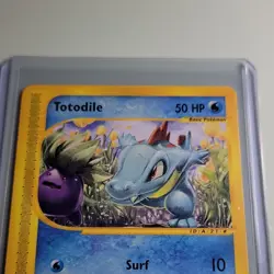 Pokemon Totodile 134/165 Expedition Base Set Common Regular 50 HP English - Image 3